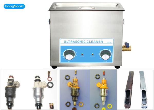 Quality SUS304 Tank Ultrasonic Fuel Injector Cleaner 30L 500Watt Ultrasonic Auto Parts Cleaner for sale