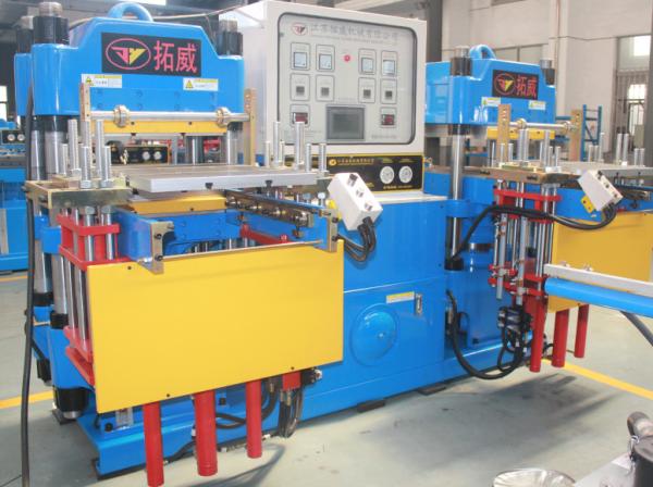 Buy cheap Double Motor Double Oil Pump Hot Press Vulcanizing Equipment Production Silicone Pad from wholesalers