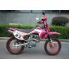 Buy cheap Pink Color Lady Trail Bike Motorcycle 106KG Net Weight Electric / Kick Start from wholesalers
