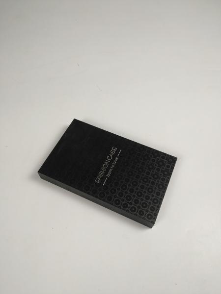 Modern Luxury Black Phone Case Packing Rigid Electronics Box Set with Art Paper