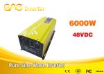 Buy cheap CE & FCC 6kw Single output off grid solar inverter 48vdc 220vac frequency from wholesalers