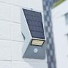 Buy cheap Landscape Color Changing Pir Solar Powered LED Wall Light With Remote from wholesalers