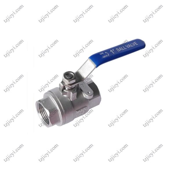 Buy cheap High quality 2 pcs female thread flat lever handle cf8m stainless steel ball valve from wholesalers