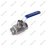 Buy cheap High quality 2 pcs female thread flat lever handle cf8m stainless steel ball valve from wholesalers