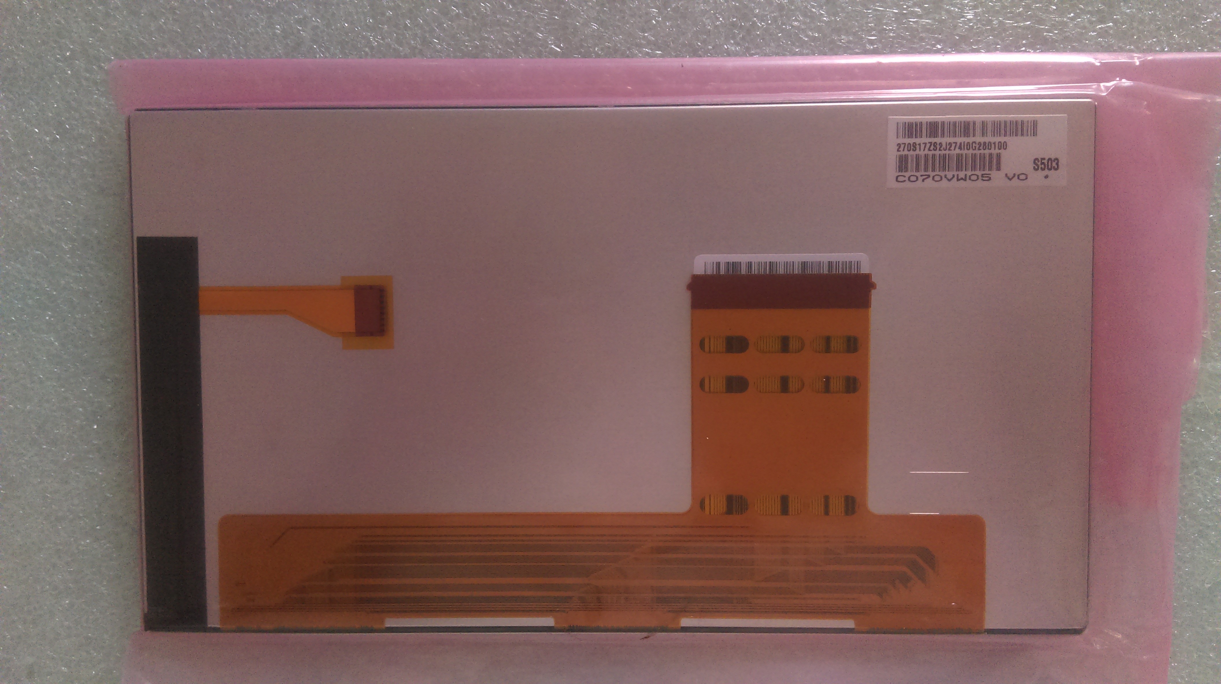 C070VW05 V1 AUO 7INCH 800×480RGB 500CD/M2 WLED TTL Storage Temp.: -40 ~ 95 °C INDUSTRIAL LCD DISPLAY