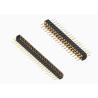 Buy cheap Straight Black Female Pin Header Connector 2.54 Mm Dual Row 180 Degree from wholesalers