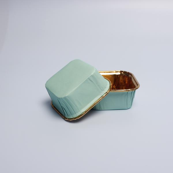 Buy cheap Aluminum Cardboard Cupcake Cups Recyclable Grease Resistant Muffin Paper Box from wholesalers