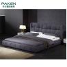 Buy cheap Customize Modern Villa Furniture Bedroom Furniture&Concise Style Bed With Dark Grey Color from wholesalers