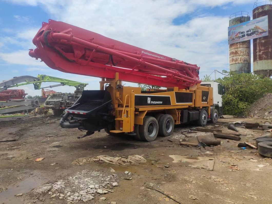 2011 Putzmeister Concrete Boom Pump 42m Truck Mounted Pump Mercedes Benz Machine Equipment