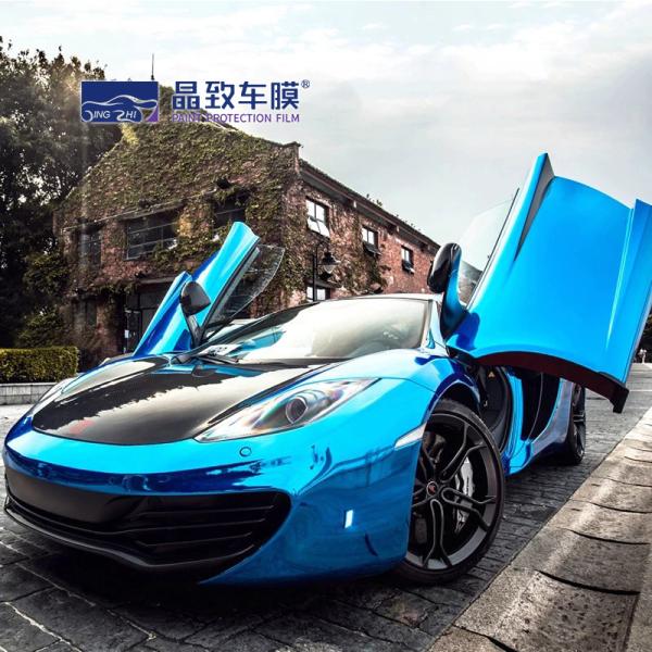 1.52x18M 5x59FT Factory Price Air Bubble Free Full Vehicle Wrapping Films Chrome