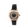 Buy cheap Black Stainless Steel Leather Quartz Watch Jewerly Luxury For Ladies from wholesalers