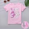 Buy cheap Kids Short Sleeved Cotton Sequins Summer Clothing Double Sided Color Changing Top from wholesalers