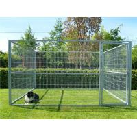 Buy cheap Zinc Plating Movable Metal Dog Kennel Outside Dog Cages For Large Dogs product