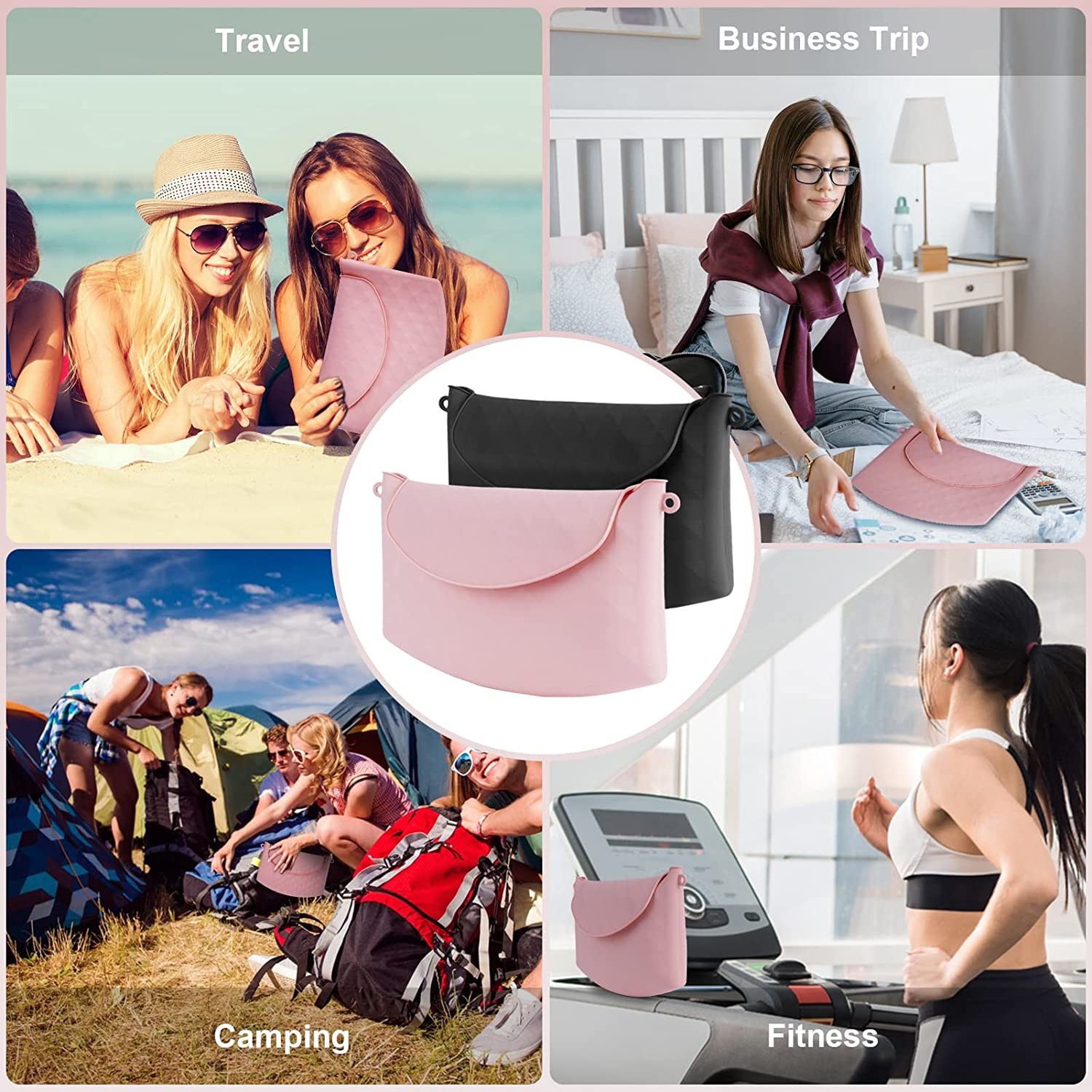 Lightweight and soft Cute Travel Makeup Bag Cosmetic Bag Small Pouch Gift for Women