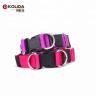 Buy cheap Adjustable Pet Nylon Dog Collars For Safety Double D Ring Fur Decoration from wholesalers