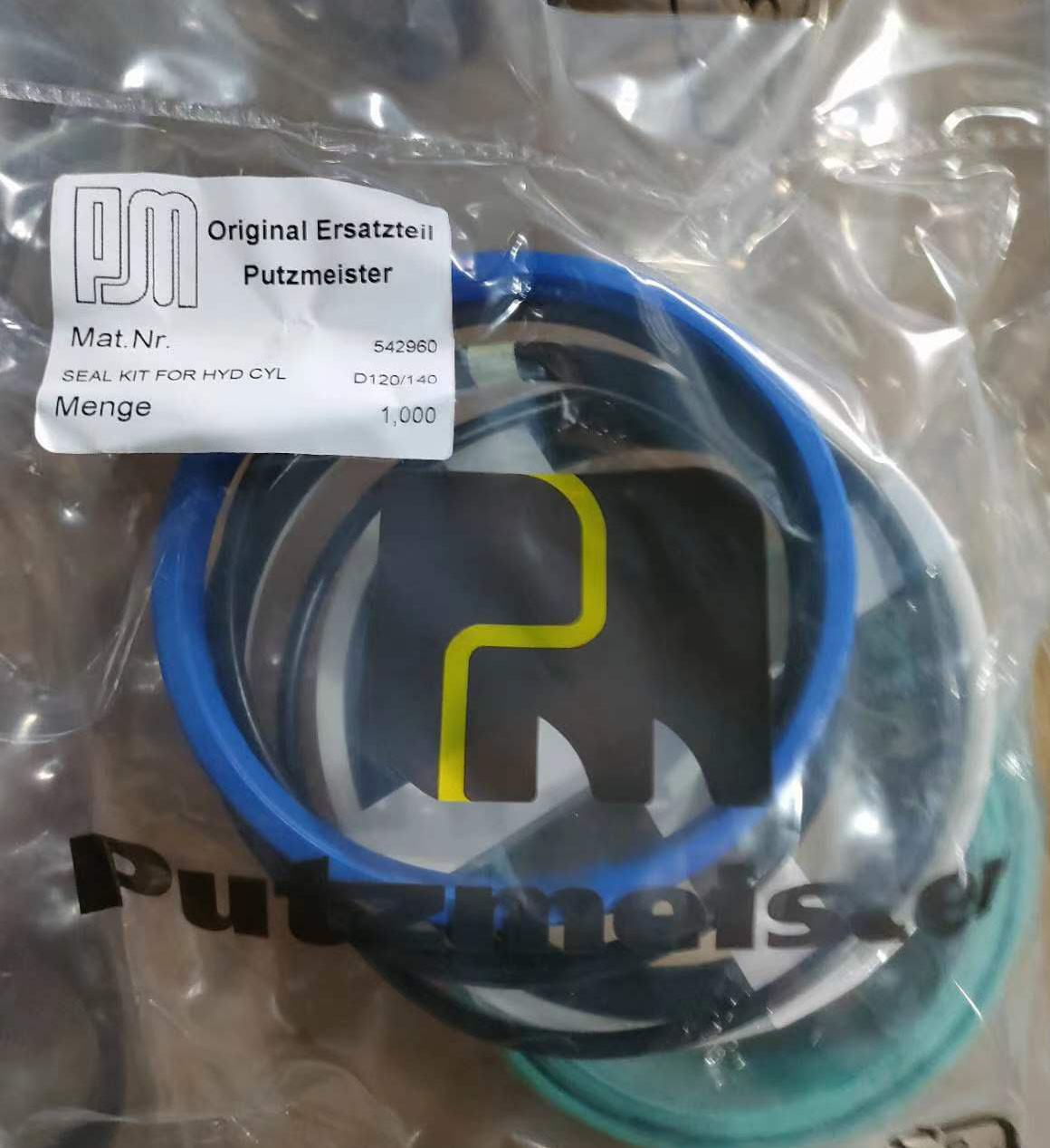 OEM Hydraulic Cylinder Seal Kits Rubber For Concrete Pump Use