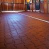 Buy cheap Eco Friendly Recycled Rubber Floor Tiles With Anti Aging Wear Resistance Surface from wholesalers