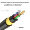 Buy cheap Overhead ADSS Aerial Fiber Optic Cable Single / Double Jacket Leather from wholesalers
