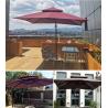 Buy cheap Aluminum Frame Heavy Duty Commercial Outdoor Umbrellas 2.5m Cantilever Parasol from wholesalers