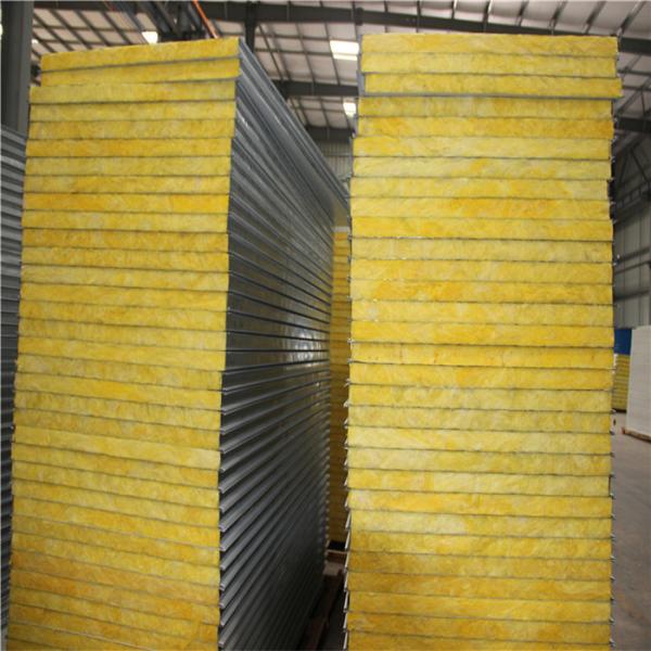 Buy cheap worker construction site mobile home ceiling glass wool sandwich panel 960 x50mm from wholesalers