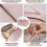 Buy cheap Multifunctional Large Capacity Travel Makeup Bag Flat Large Opening from wholesalers