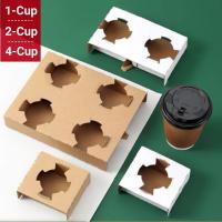 Buy cheap Biodegradable Disposable 4 Cup Drink Carrier With Secure Holding product