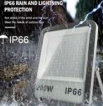 High Brightness Outdoor LED Flood Light IP66 Waterproof 50 W 100 W 150 W 200 W