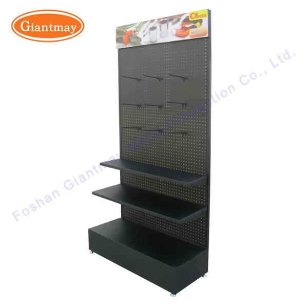 Buy cheap Advertising Custom Pegboard Display Rack Storage Shop Stand for Phone Accessories from wholesalers