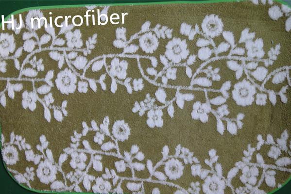 Buy cheap Green printed flower Microfiber Mat 40*60 floor bathroom memory foam mat carpet from wholesalers