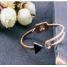 Buy cheap Fashion Jewelry 18K Gold Color Simple Bangle Stainless Steel Adjustable Bangle from wholesalers