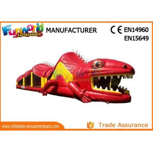 Buy cheap Customized Size Adult Inflatables Obstacle Course With Digital Painting from wholesalers