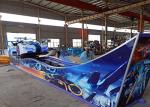 Indoor Outdoor Track Type Theme Park Equipment , Fun Ride F1 Flying Car Rides