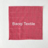 Buy cheap Red color size 16”100% poly microfiber cleaning cloth， tea towels dry water product