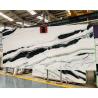 Buy cheap Black Veins White Marble Panda White Wall Flooring Stairs Natural Marble Stone Slab from wholesalers