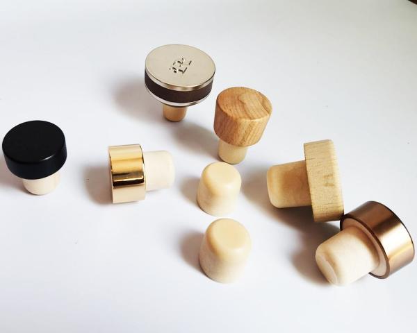 Buy cheap FDA Liquor Bottle Closures Synthetic Glass Bottle Cork Cap from wholesalers