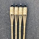 180cm Natural Bamboo Torch Bamboo Tiki Torches For Garden Lighting Luau Party
