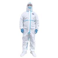 Buy cheap S,M,L,XL,XXL Disposable Medical Protective Clothing With Knitted Cuff product