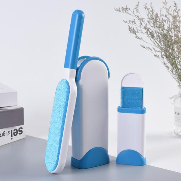 Buy cheap ABS Plastic Pet Hair Remover Brush With Self Cleaning Base from wholesalers