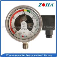 Buy cheap Sulfur Hexafluoride Gas Pressure Gauge , Bottom Mounting 4 Inch Pressure Gauge product