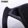 Buy cheap Matte Carbon Fiber Leather Yoke Steering Wheel For Tesla Model 3 Y X S Custom from wholesalers