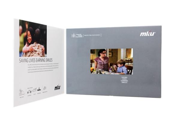 Buy cheap Magnetic switch 5inch lcd video greeting card for wedding invitation from wholesalers