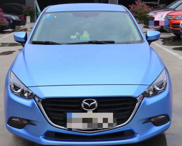 Buy cheap Fog Blue Metallic Finish Matte Car Vinyl Wrap 5 Years Durability SGS from wholesalers