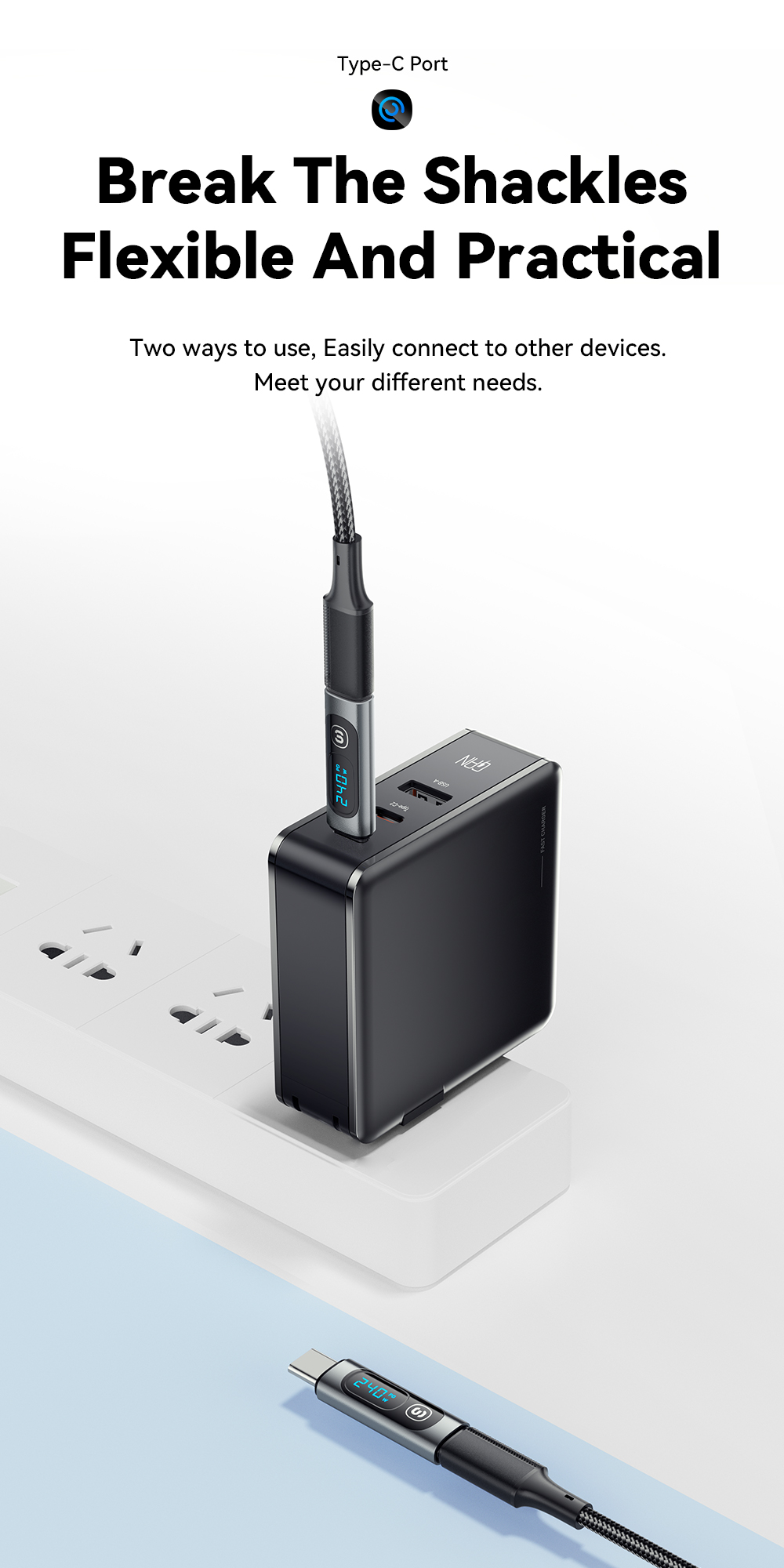 ESSAGER ES-OTG16 Series USB OTG Adapter Android OTG Type C 240w