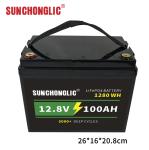 Recreational Vehicles 12.8V 100Ah LiFePO4 Battery Energy Efficiency Convenient