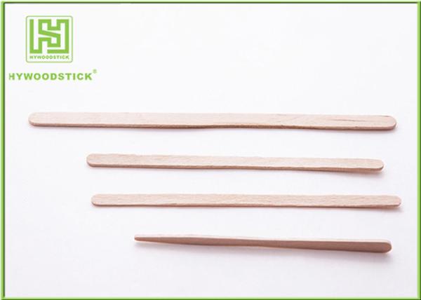 Buy cheap Natural Color Tea Stir Sticks Straight Edge , Personalized Drink Stirrers Non Glazes from wholesalers