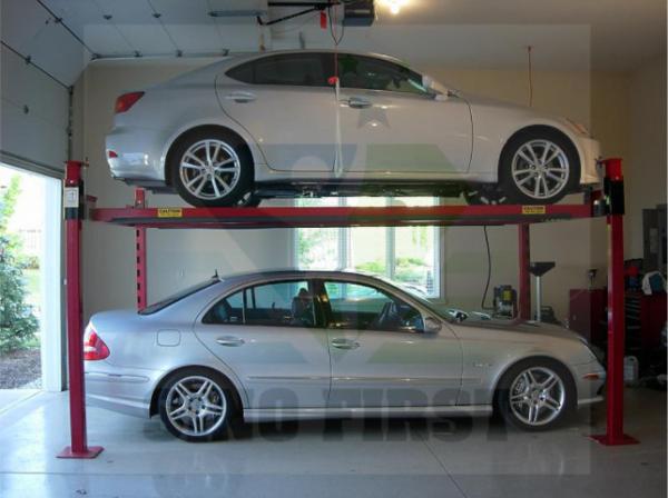 Buy cheap 2700kg 4 Post Hydraulic Car Lift Two Level Car Park Equipment from wholesalers