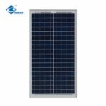 30W 18V Poly Portable Potovoltaic Solar Panel ZW-30W-18V-1 Glass Risen Energy