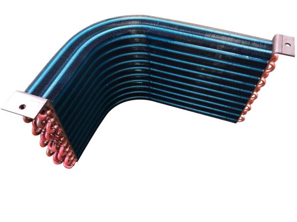 Buy cheap Blue Finned Chiller Condenser Coil Floor Pump Aluminium Evaporator Coil from wholesalers