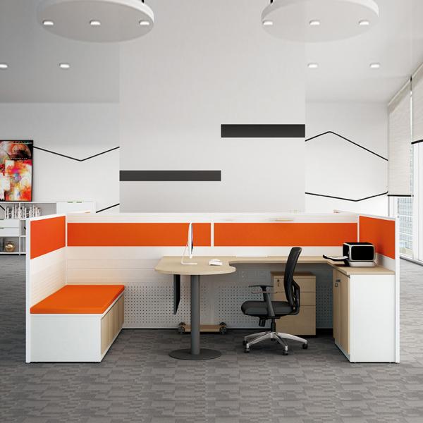 Buy cheap Cheap Orange Office Workstation Price Modular 2 4 6 People Office Workstations Desk from wholesalers