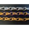 Buy cheap Rose Color Metal Chain Link Curtains Ceiling Decoration For Exhibitions from wholesalers